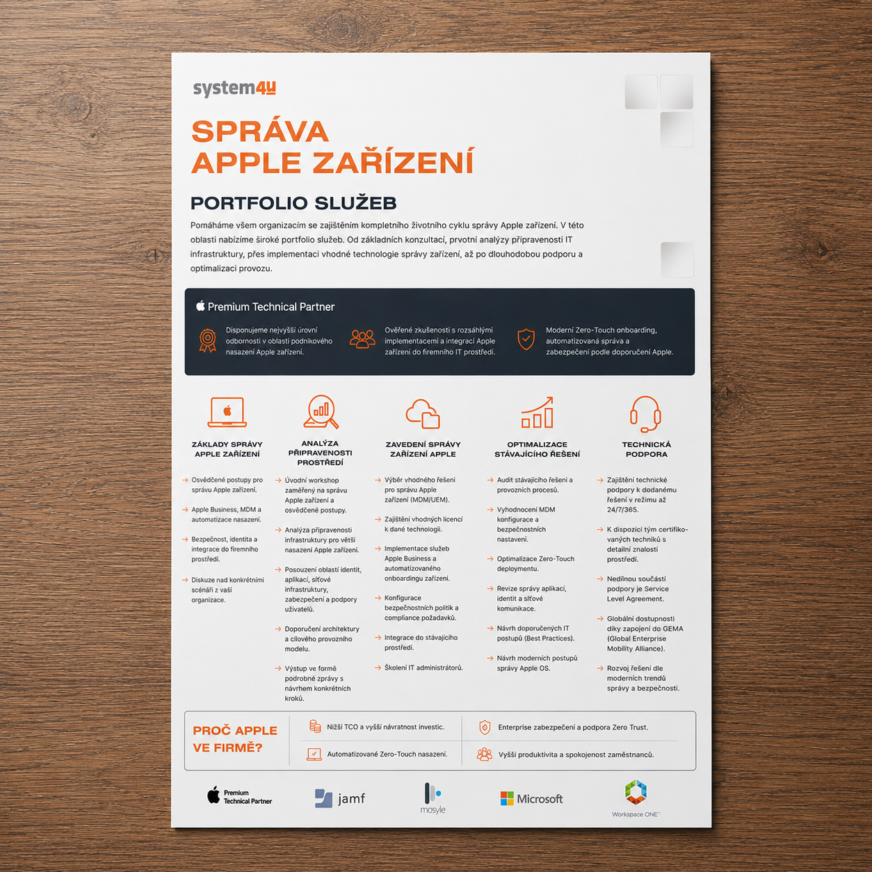 design onepager